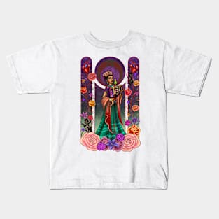 Frida Kahlo Art Nouveau Kids T-Shirt